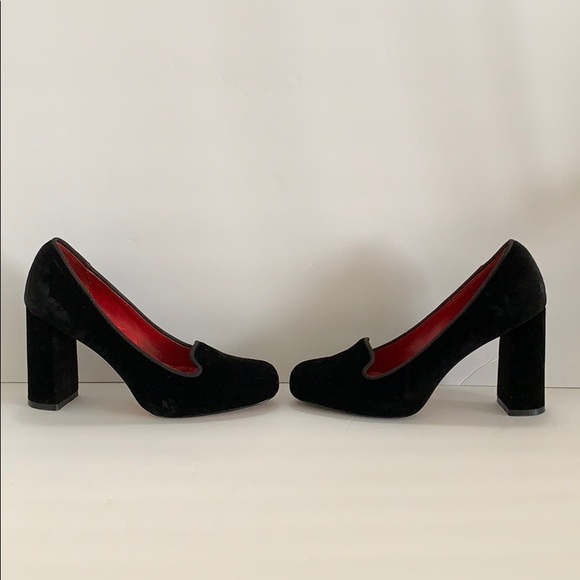 ❤️SOLD❤️Cole Haan Nike Air velvet shoes 8 Black - Picture 4 of 9